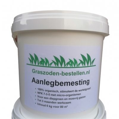 Aanlegbemesting 6 kg > 80m2 Aanlegbemesting 6 kg > 80m2