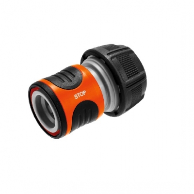 Gardena slangstuk met waterstop 18214 19mm (3/4") Gardena slangstuk met waterstop 18214 19mm (3/4")